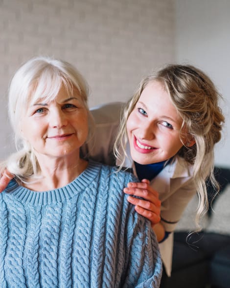 Companion caregiver engaging with senior client in Southwest Florida